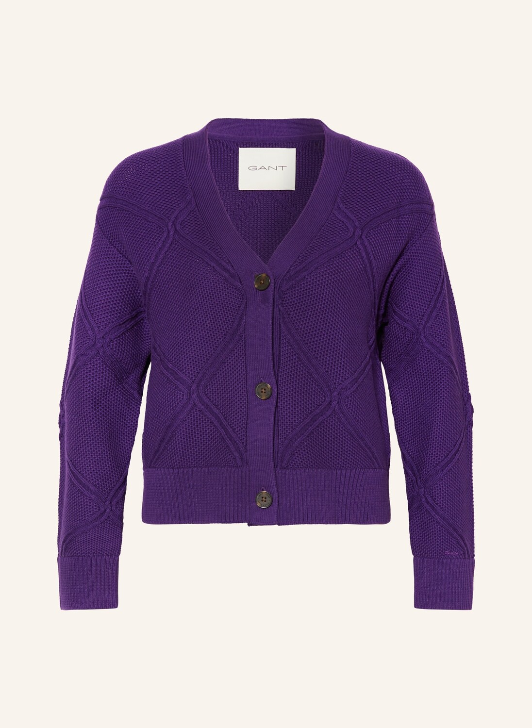 

Кардиган Gant, фиолетовый