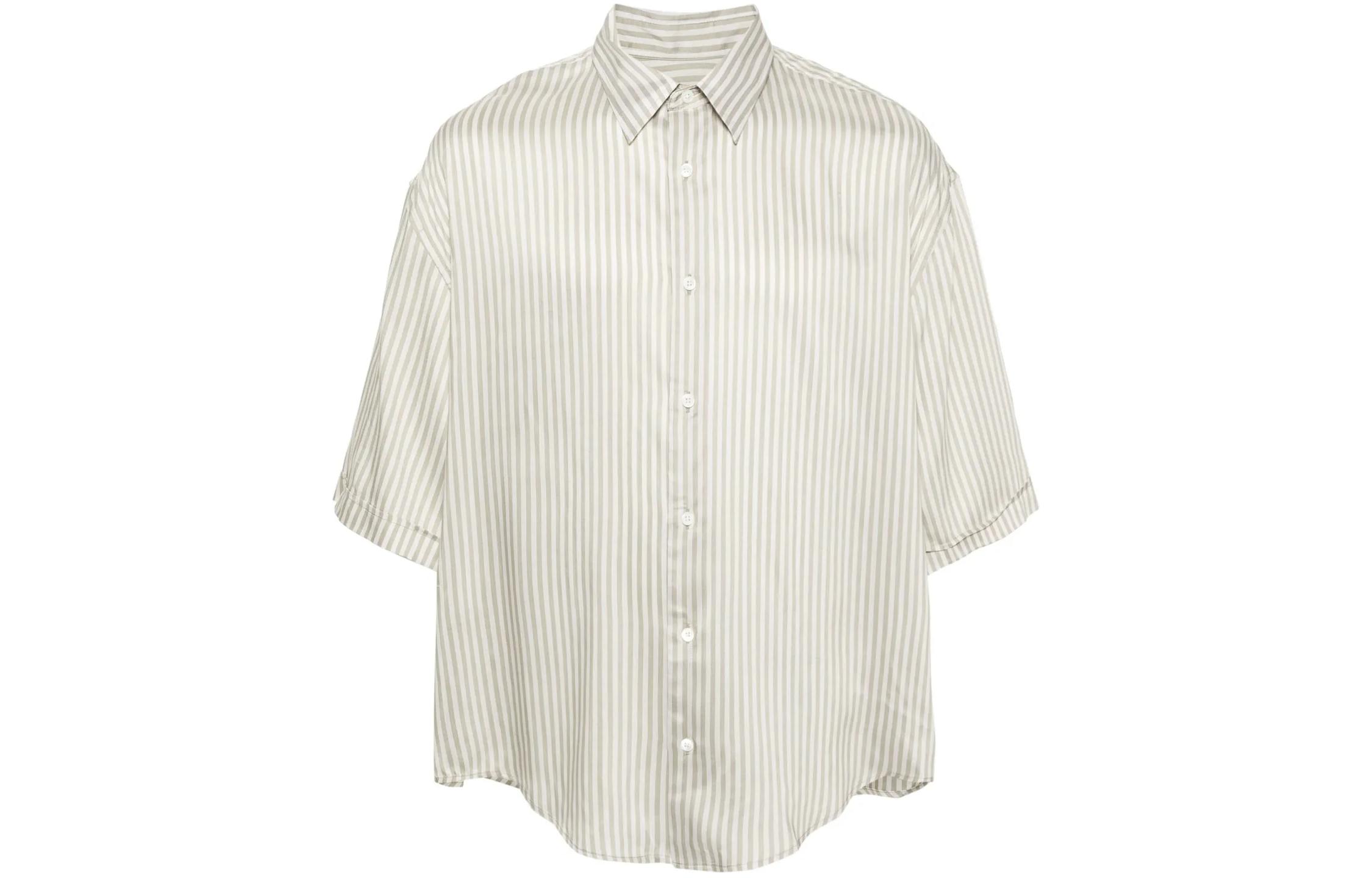 

Рубашка Ami Paris Ami De Coeur с монорамным принтом AMIPARIS, бежевый