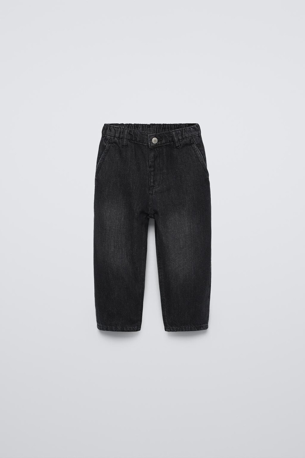 

Джинсы с накидными плотами ZARA, черный