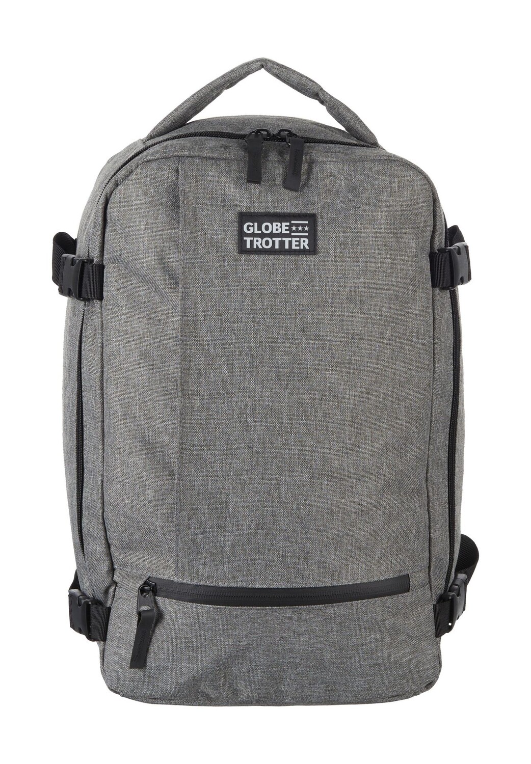 

Дорожный рюкзак Carbin Backpack, RFID-защита, компрессионные ремни Globetrotter, серый