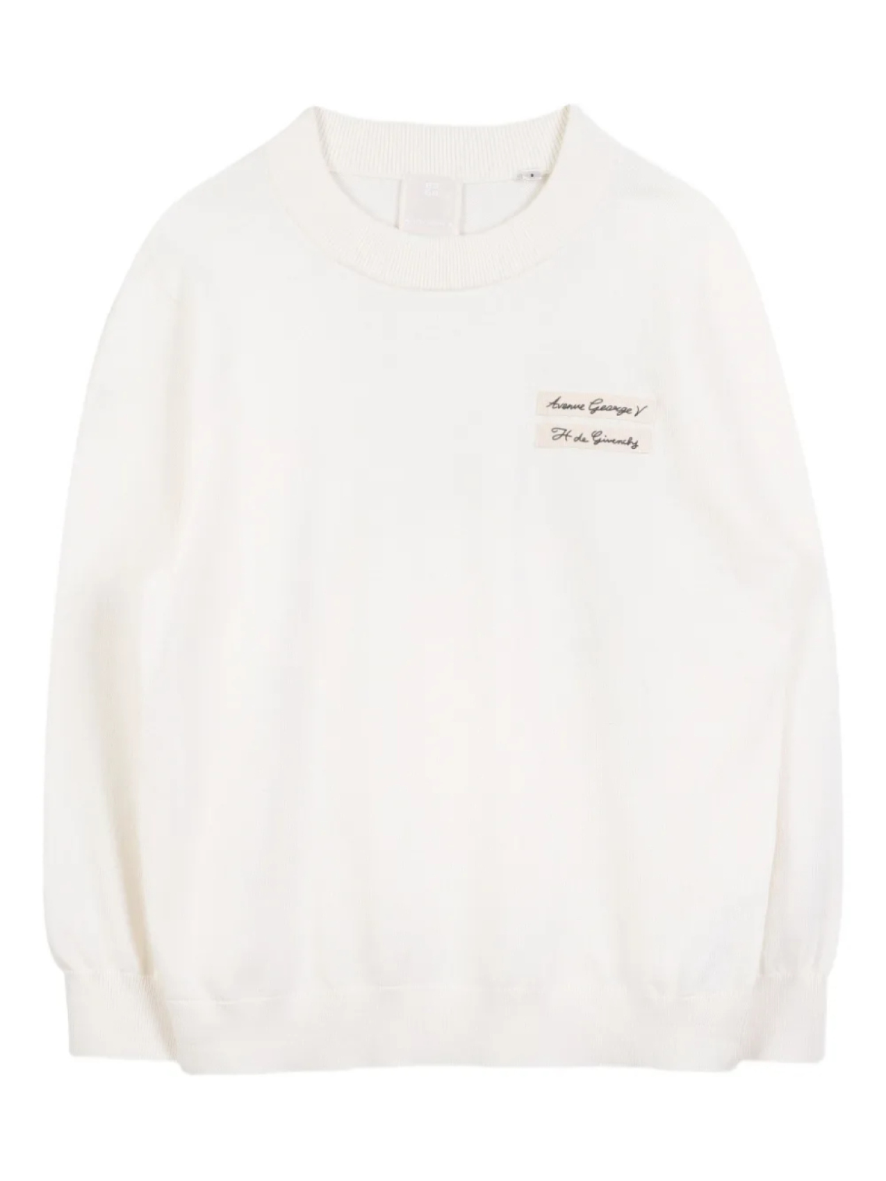 

Givenchy Kids толстовка с нашивкой-логотипом, белый