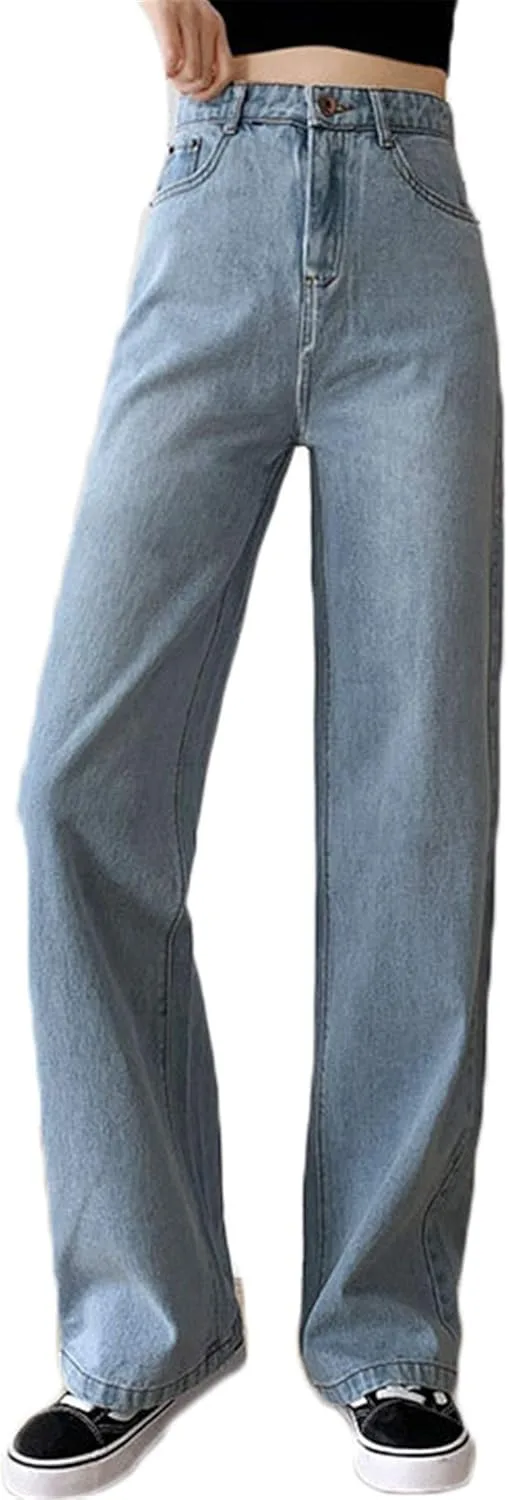 

Andongnywell женские джинсы прямые классические расслабленного кроя