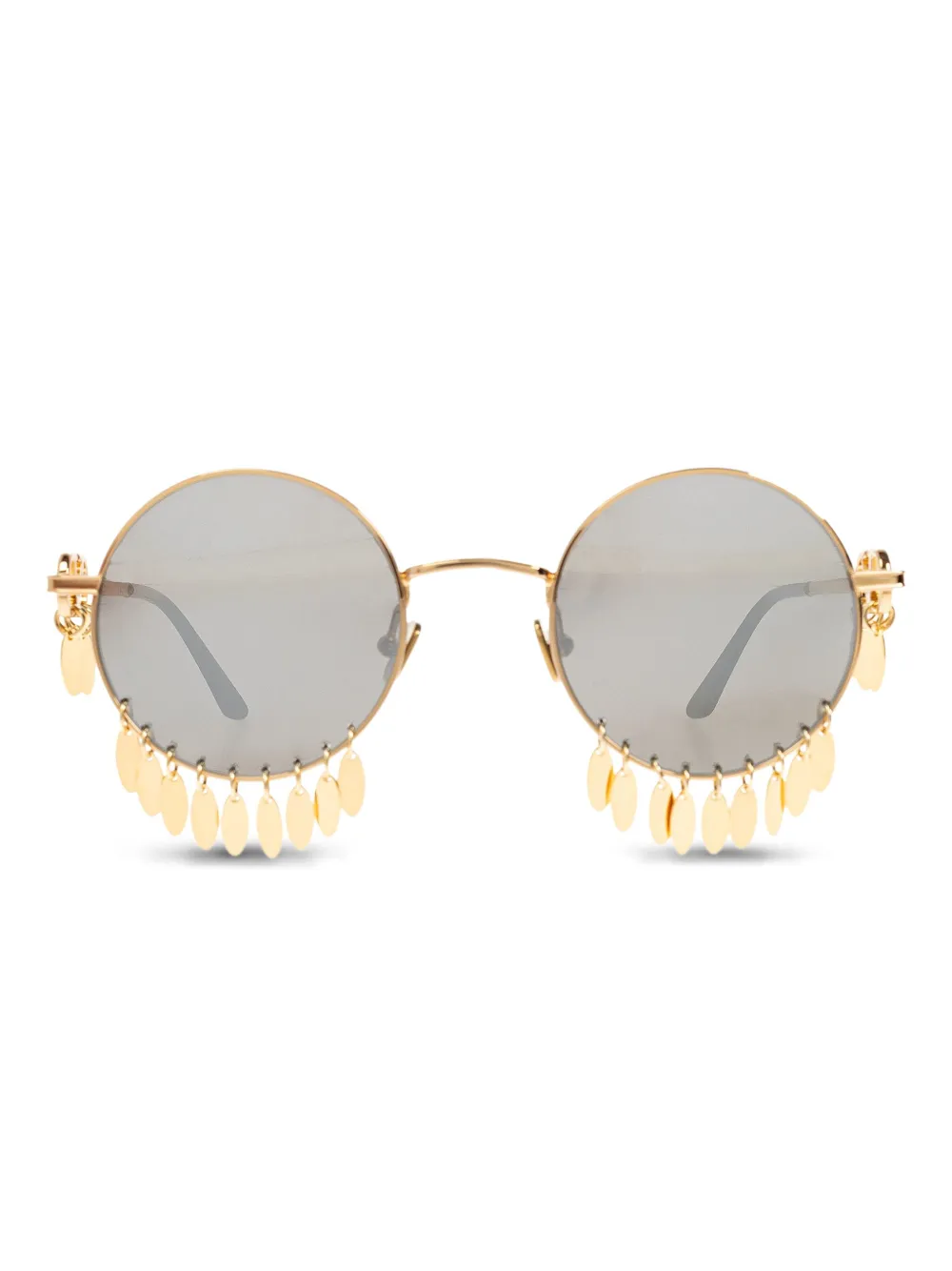 

Солнцезащитные очки в круглой оправе VALENTINO GARAVANI EYEWEAR, золотой