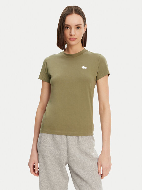 

Облегающая футболка TF9246 Lacoste, хаки