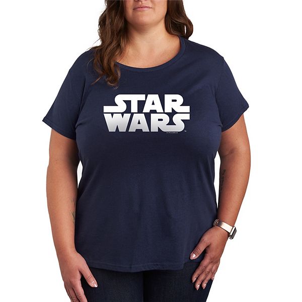 

Футболка с логотипом Plus size Star Wars, Navy