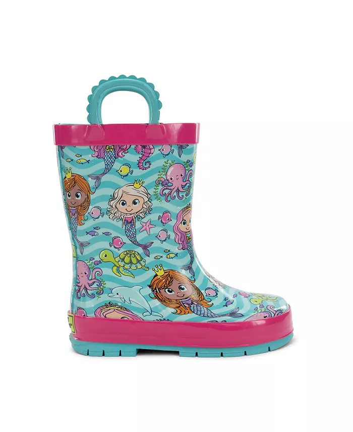 

Детские резиновые сапожки Mermaid Magic Rain Boot Western Chief, синий