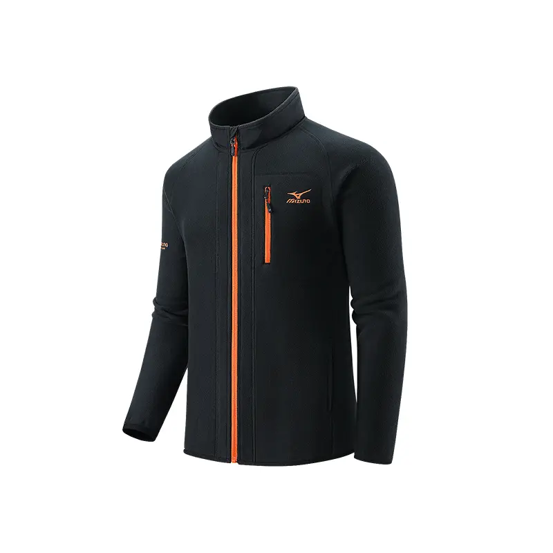 

Флисовая куртка унисекс черного цвета Mizuno