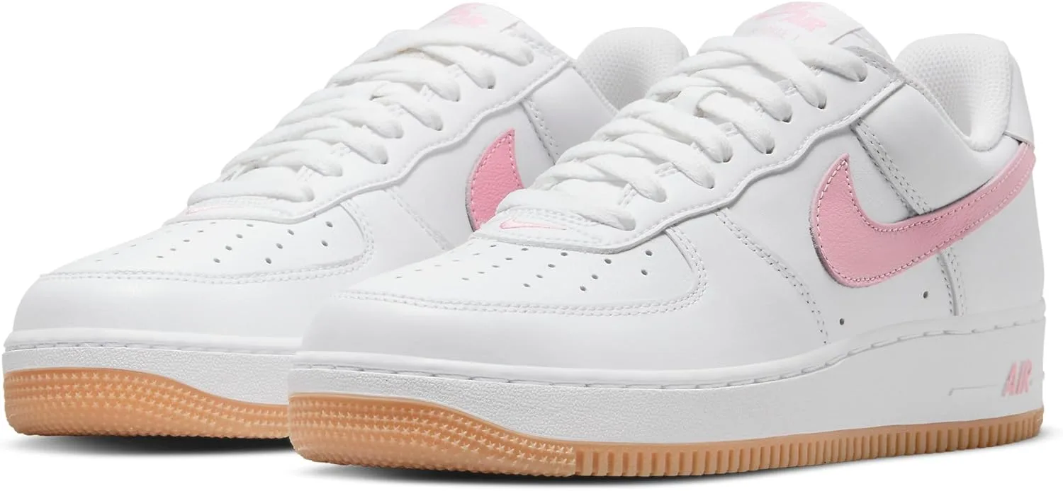 Кроссовки Nike Air Force 1 Low Supreme Mini Box Logo Mens Cu9225 100 White, белый/желтый/розовый/золотой — фото 4