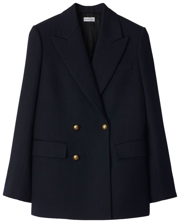 

Куртка Burberry Wool Tailored Jacket 'Navy', синий