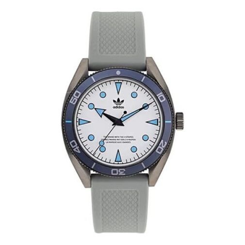 

Часы gray silicone strap watch 'grey white' Adidas, серый