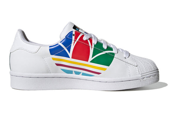 Кроссовки superstar pure j Adidas, белый — фото 2