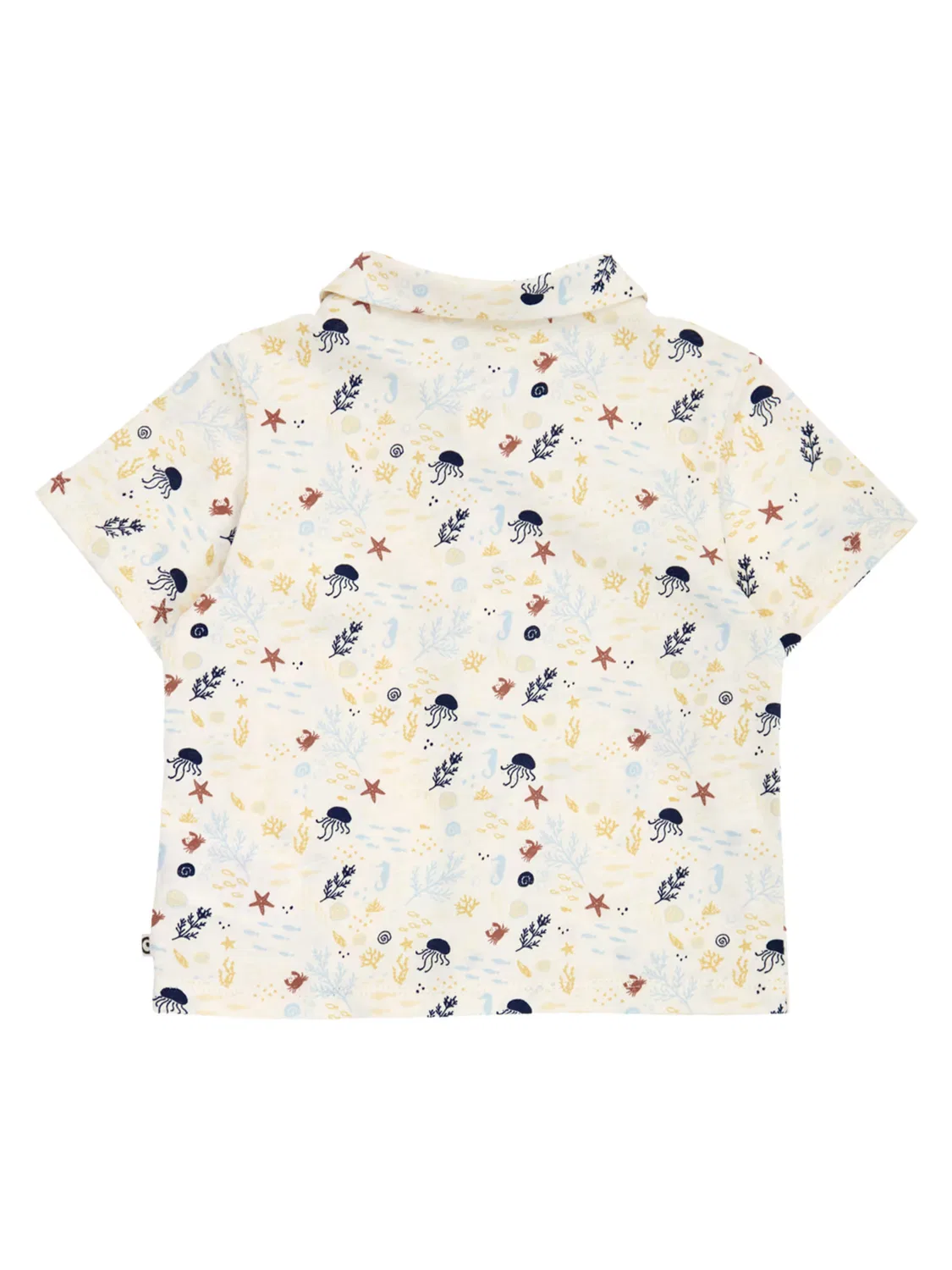 Рубашка на пуговицах стандартного кроя Müsli By Green Cotton, Cream — фото 2