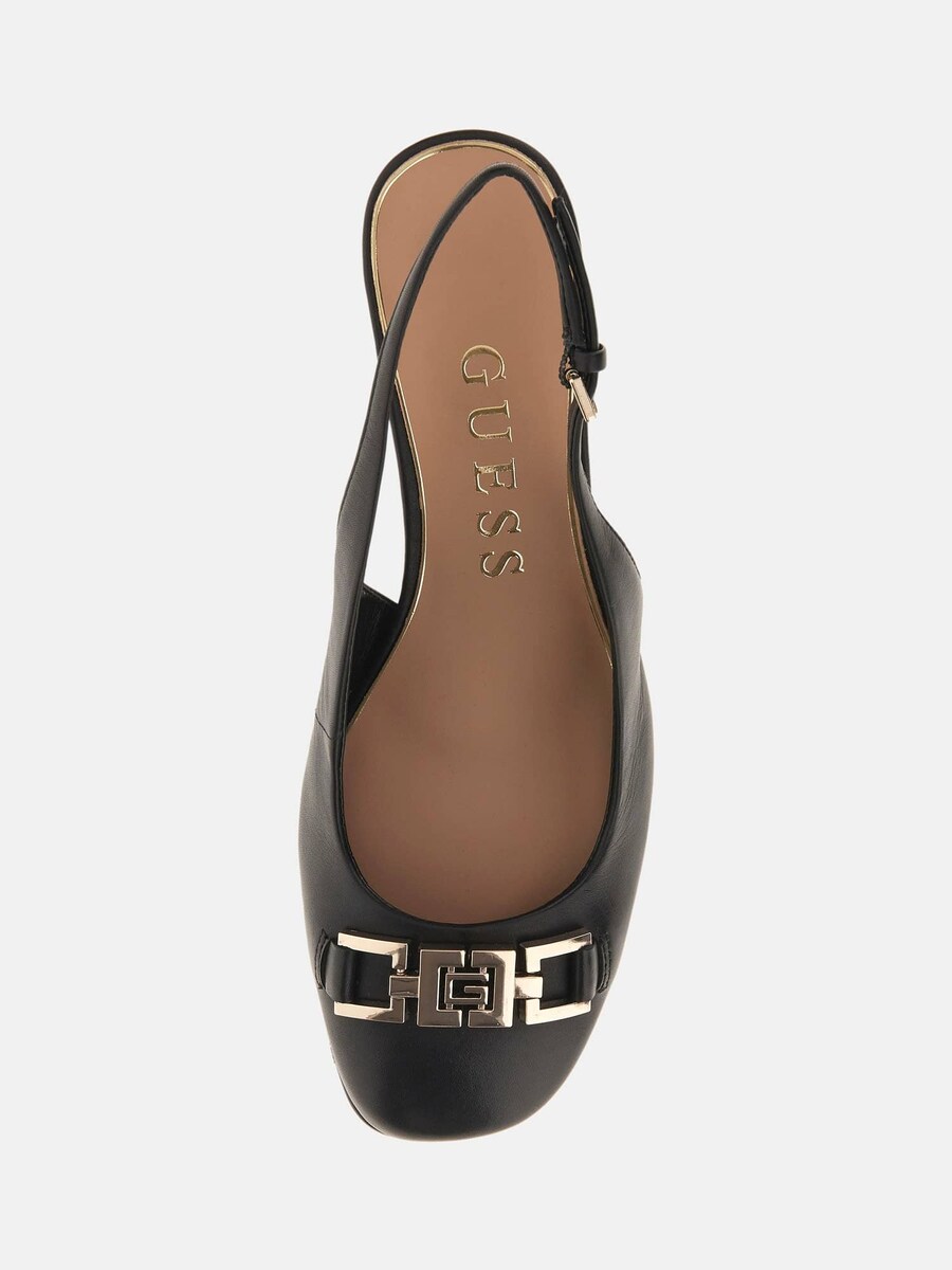 Туфли-лодочки с открытой пяткой GUESS Calide, Black — фото 4