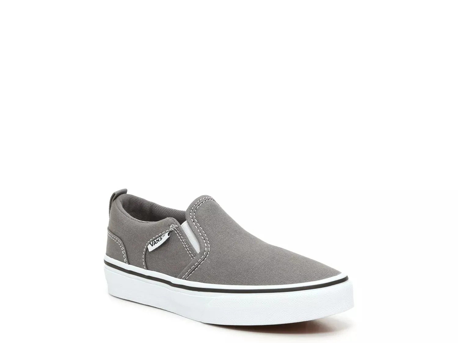 

Кроссовки Vans Asher Slip-On - детские, серые