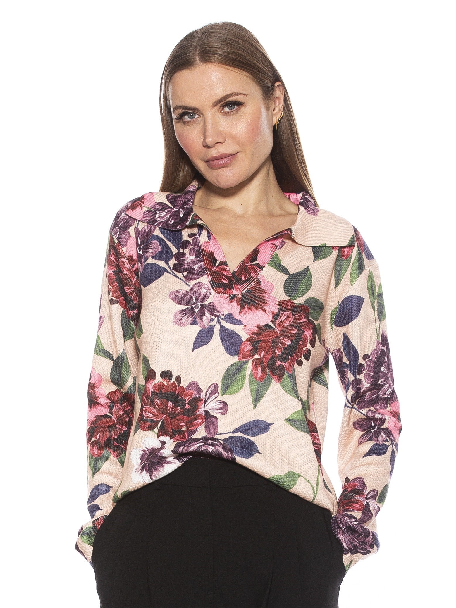 

Эвандер Цветочный свитер ALEXIA ADMOR, цвет beige floral