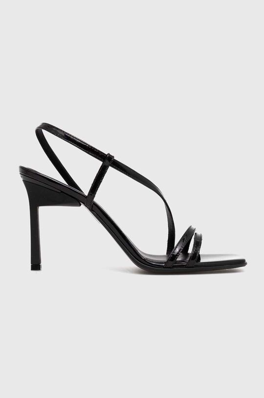 

Кожаные сандалии GEO STILETTO ASY SAN Calvin Klein, черный