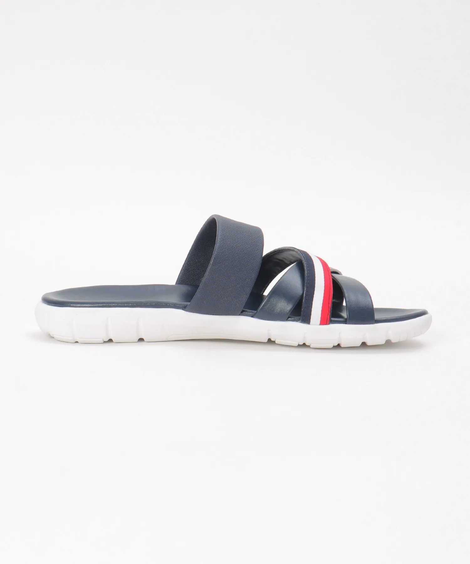 Мужские сандалии с перекрестными ремнями и мягкой подошвой ikka Comfort Navy — фото 4