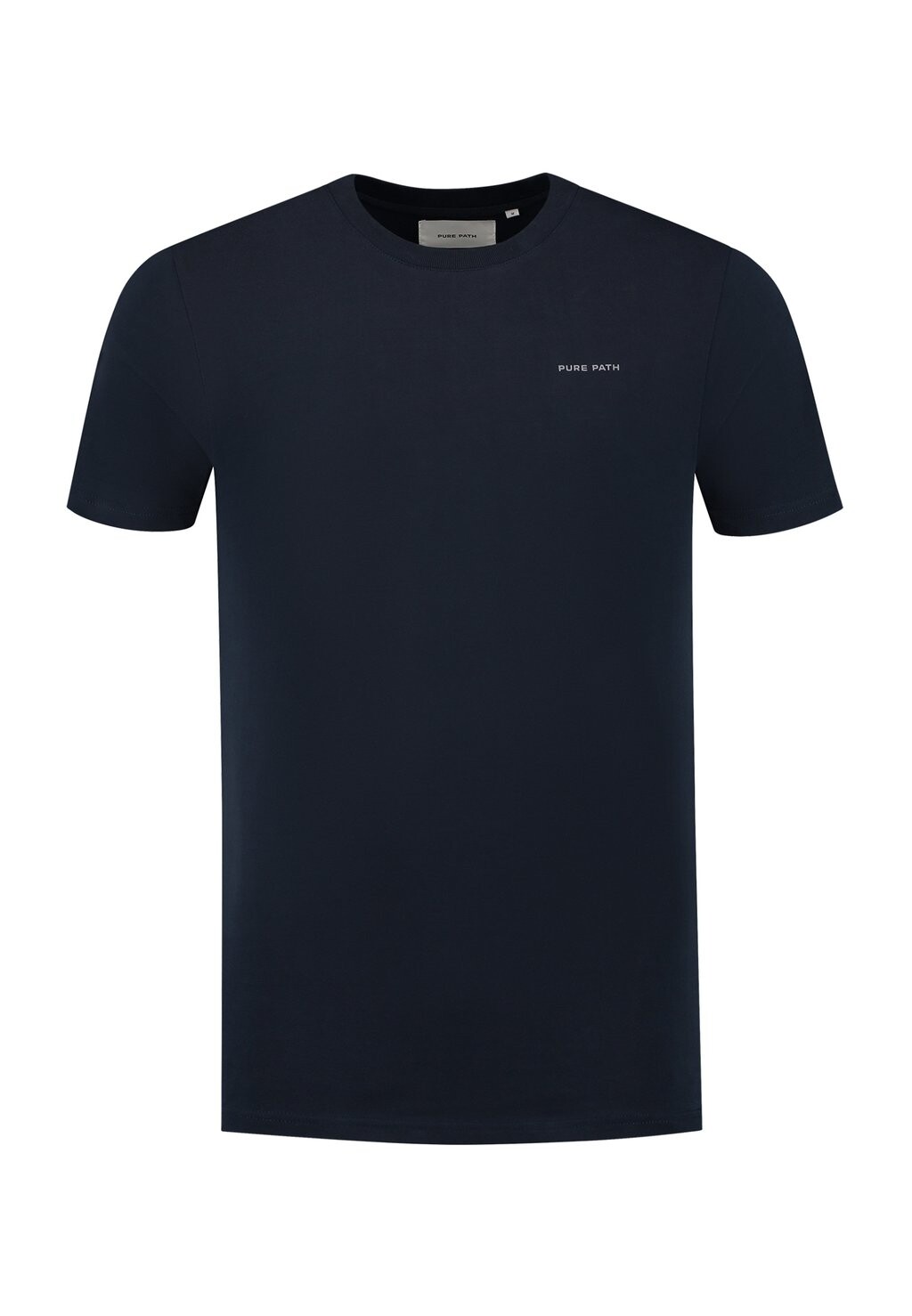 

Футболка с принтом REGULAR FIT CREWNECK Pure Path, темно-синий