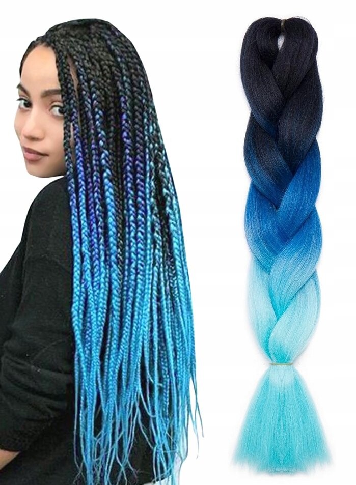 Синтетические пряди волос Ombre Braids 3 цвета Mawe — фото 3