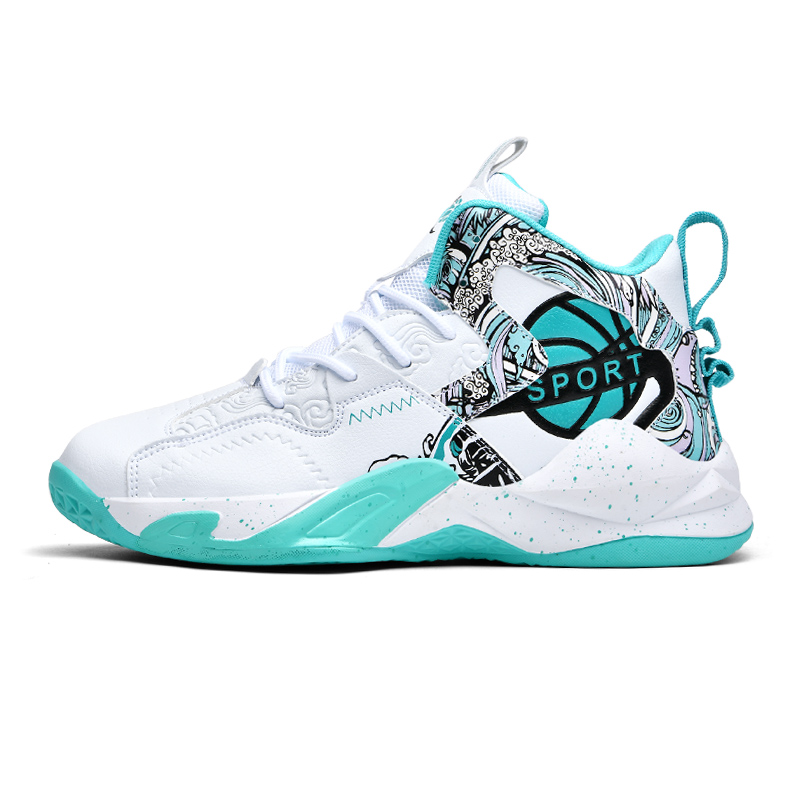 

SIMBA'S PRIDE Скользоустойчивые износостойкие легкие баскетбольные кроссовки High Top Unisex 851 White Moon, цвет 851 White Moon