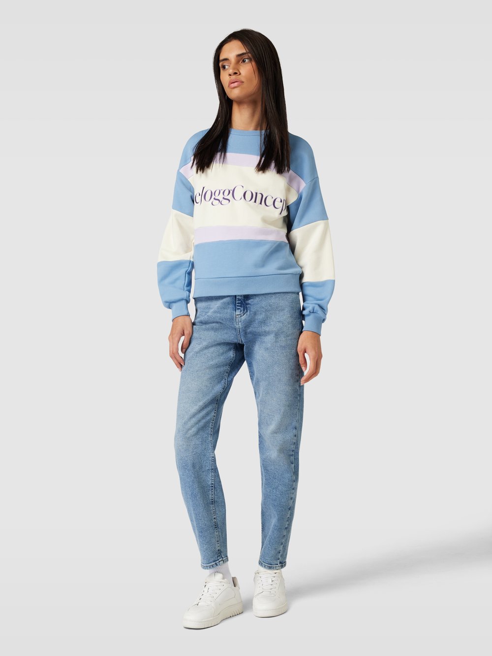 

Джинсы облегающего кроя с пятью карманами, модель «MONI» Noisy May, светло-голубой