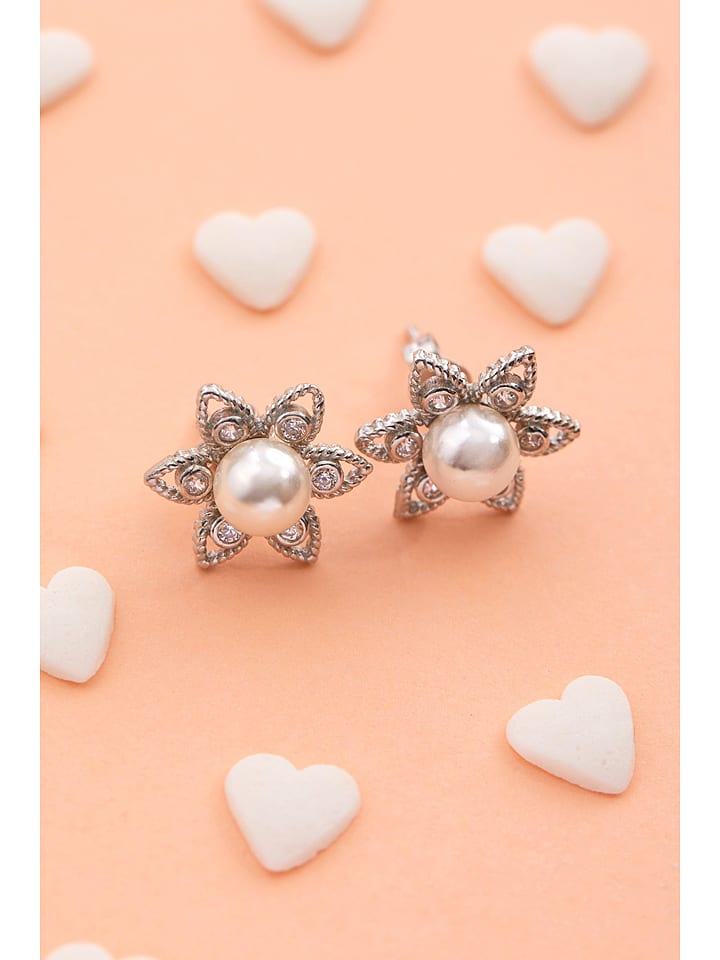 

Heliophilia Серебряные серьги-гвоздики с драгоценными камнями