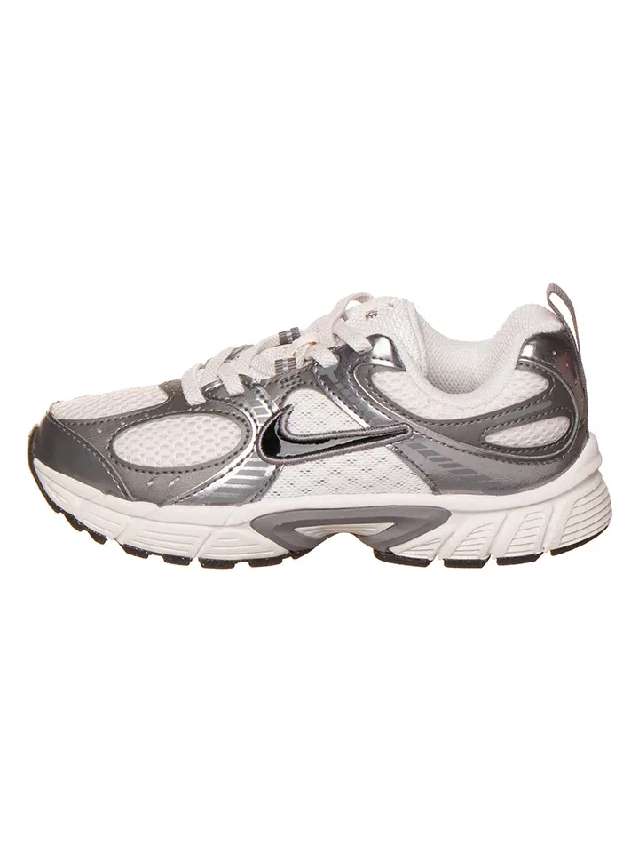 Кроссовки детские белые/серебристые Nike