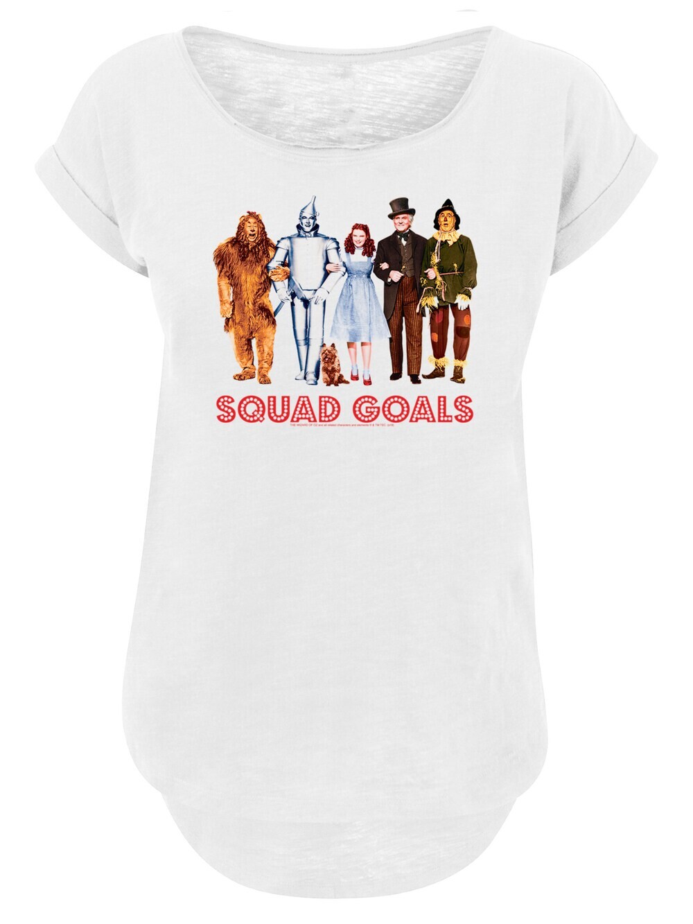 

Рубашка F4NT4STIC Disney Wizard of Oz Squad Goals, от белого