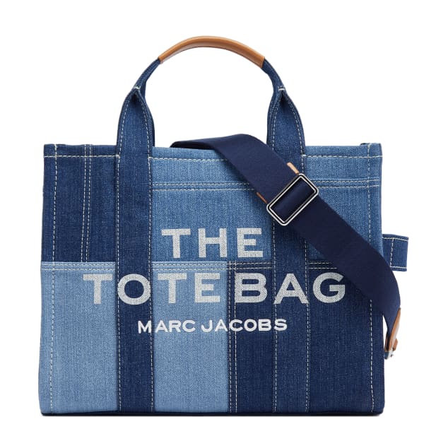 

Сумка-Тоут среднего размера из денима Marc Jacobs, синий