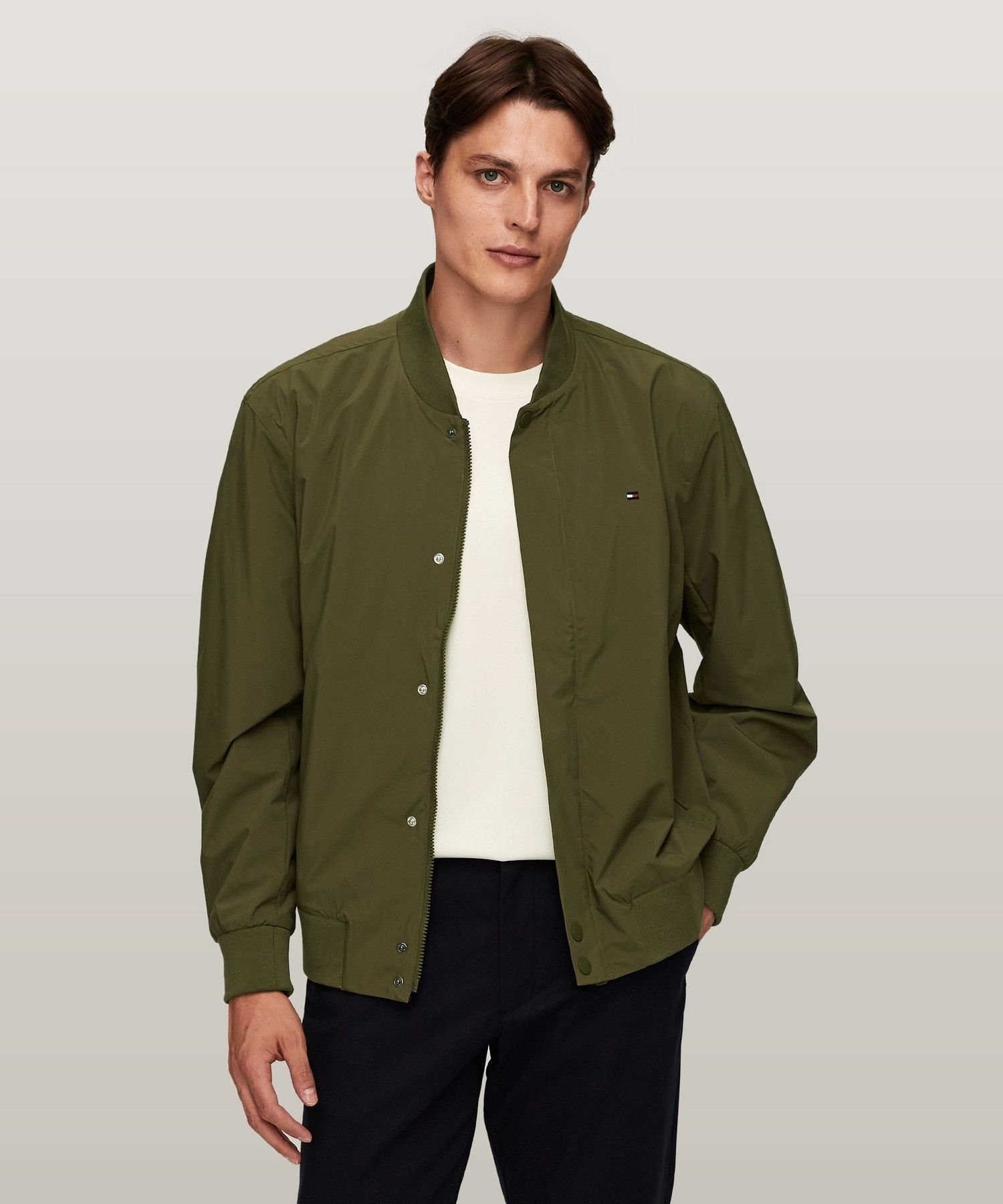 Джемпер TCH LGHTWGHT BMBR Army Green Tommy Hilfiger, Olive RBN