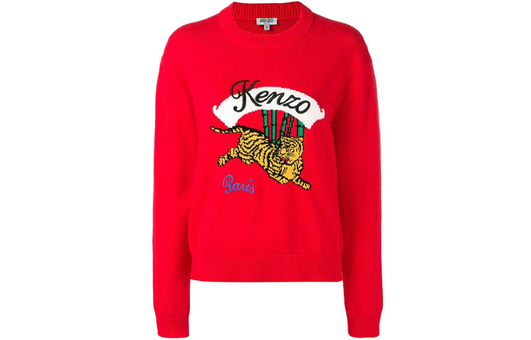 

Свитер женский красный Kenzo