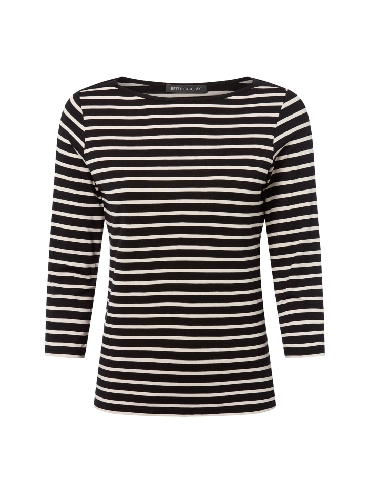 

Рубашка с длинными рукавами в черно-белом цвете Betty Barclay