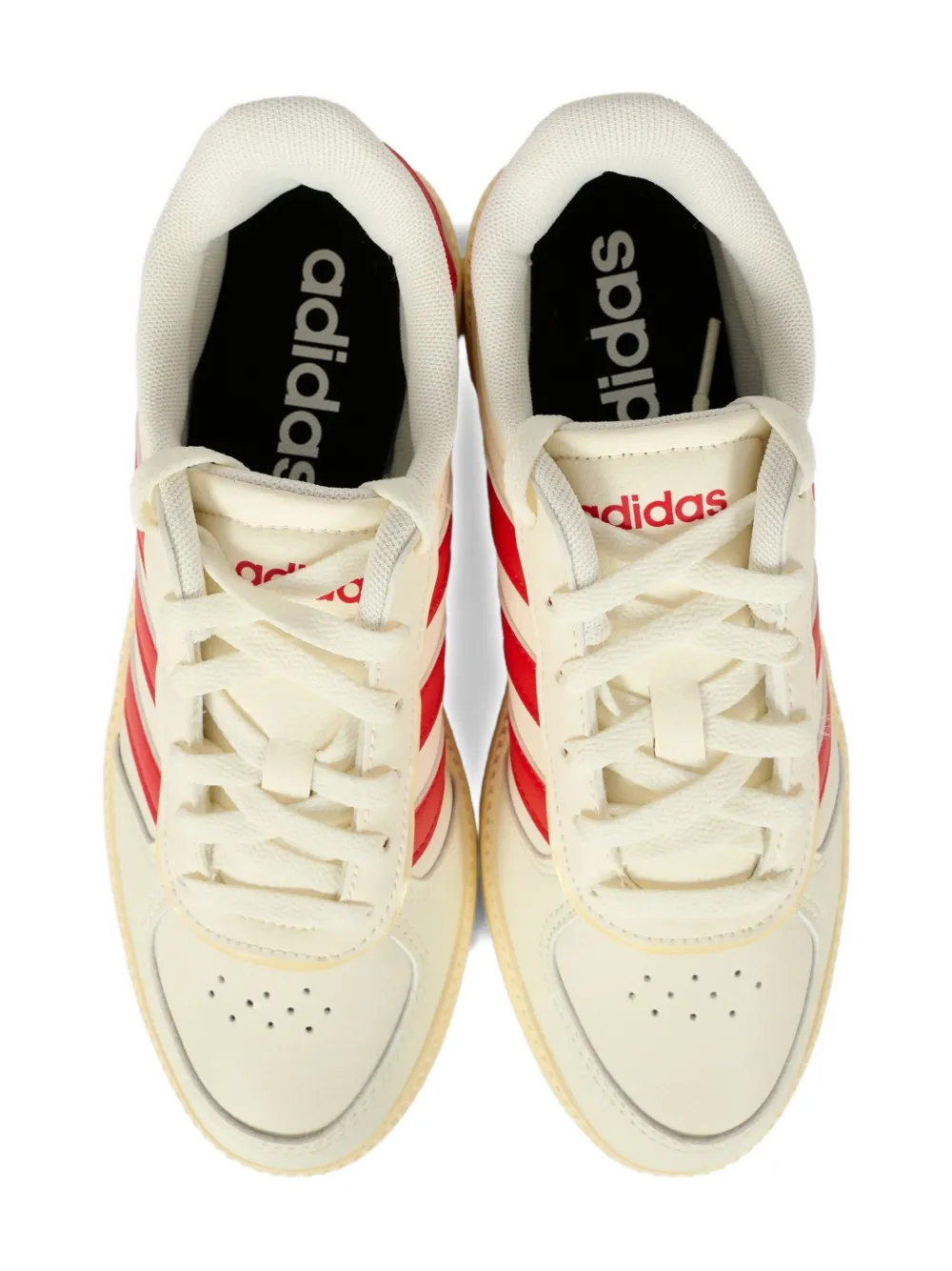 Низкие кеды в полоску Adidas Kids, нейтральный — фото 3