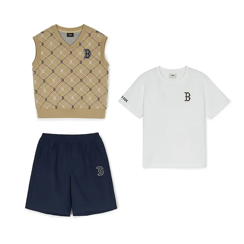 

MLB KIDS Спортивный комплект Casual из 3 предметов Standard бежевый желтый для детей 3-7 лет