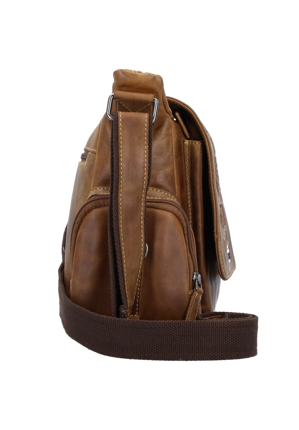 

Сумка через плечо VINTAGE CAFE-RACER MESSENGER Greenburry, коричневый