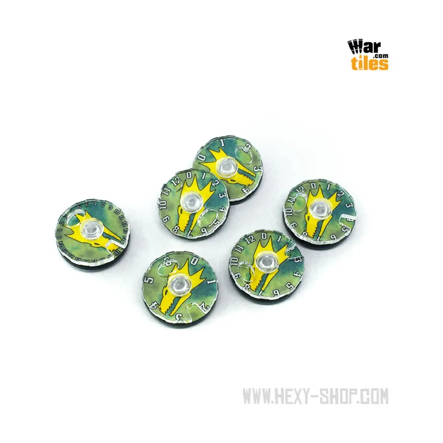 

Маленькие циферблаты Warhammer - Драконы, War Tiles - Wound Dials
