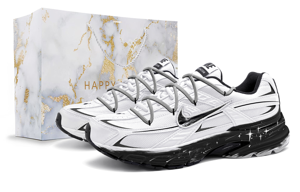 

Nike Кроссовки Initiator Low Top Casual City Commute для бега, мужские, белые