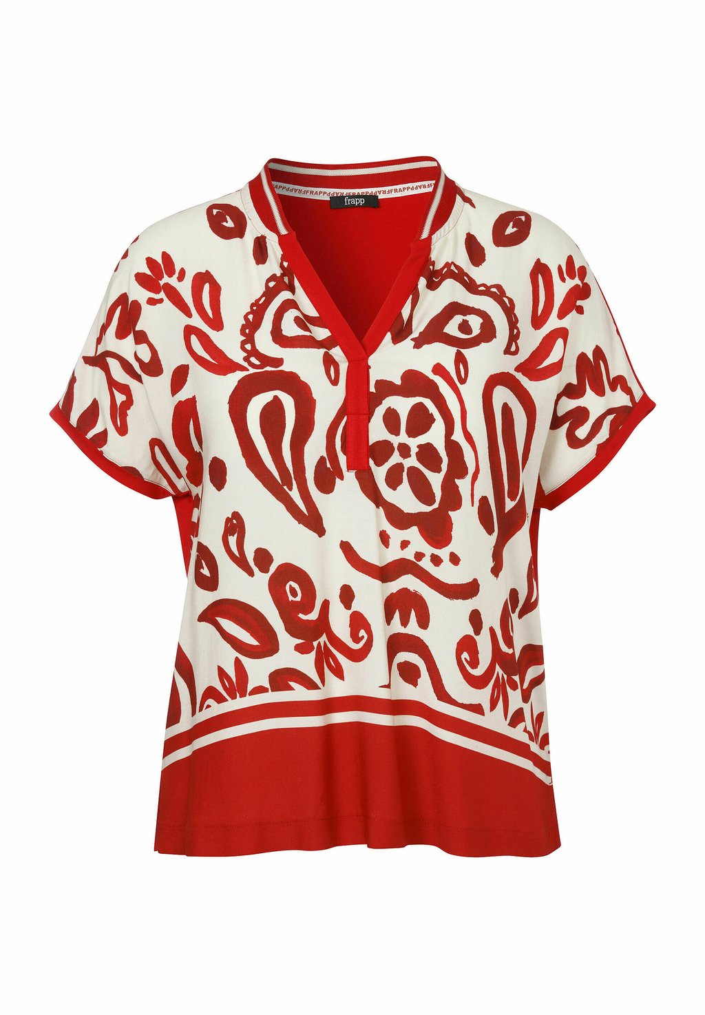 

Футболка с принтом Blouse frapp, красный