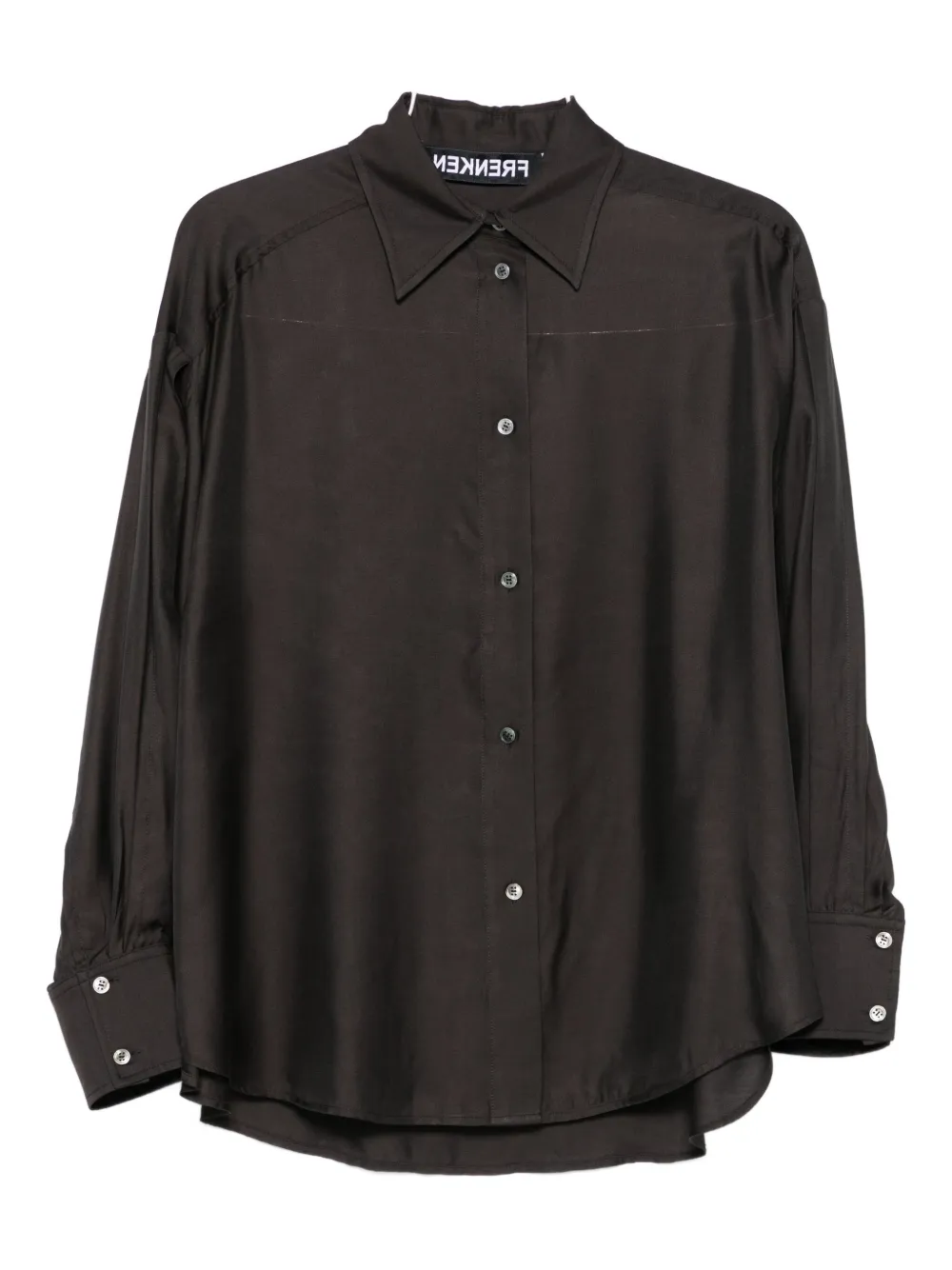 

Рубашка с манжетами на пуговицах Frenken, коричневый