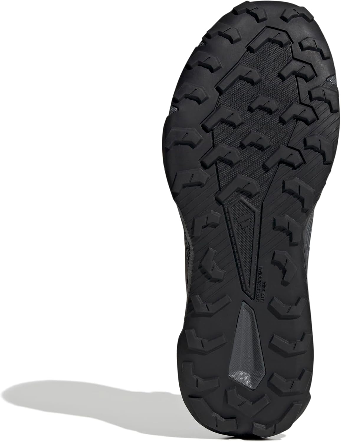 Мужские кроссовки Adidas Terrex Tracefinder 2 Climaproof для трейлраннинга, черный/оранжевый/оливковый — фото 4