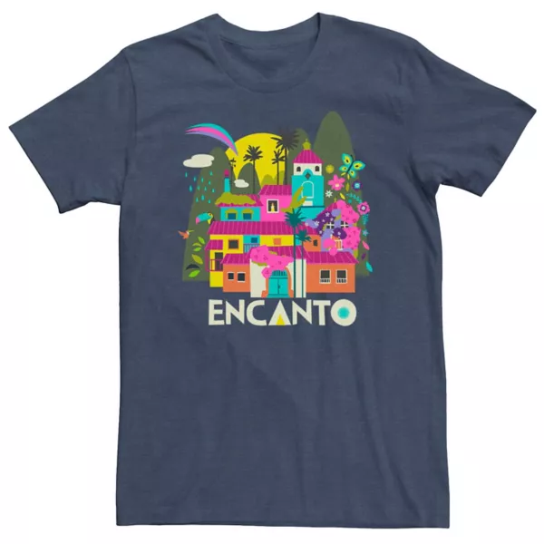 

Футболка Encanto Village для высоких и полных Disney, синий