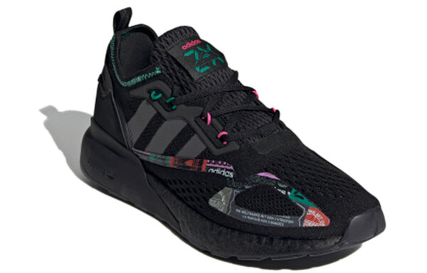 Кроссовки оригинал zx 2k boost Adidas, черный — фото 3