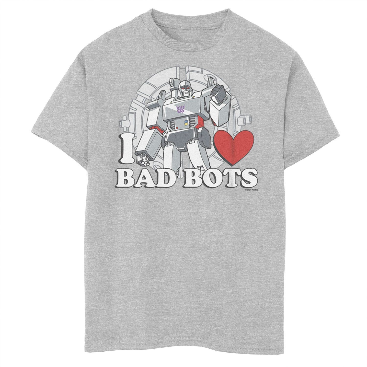 

Футболка с портретом Трансформеры «I Heart Bad Robots» для мальчиков 8–20 лет Licensed Character