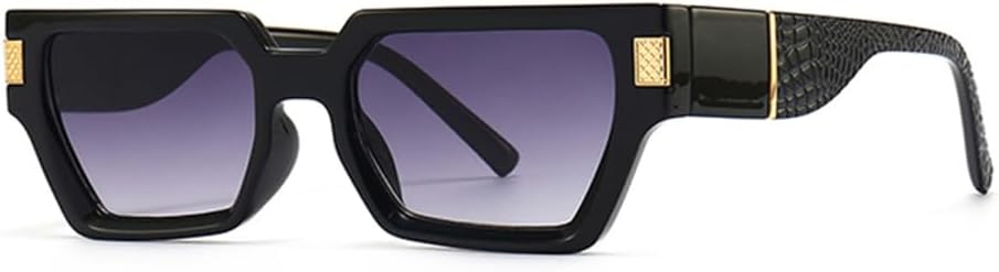 

женские солнцезащитные очки «кошачий глаз» женские солнцезащитные очки UV400 с синим леопардовым принтом женские солнцезащитные очки для мужчин LANGSER, Black With Grey