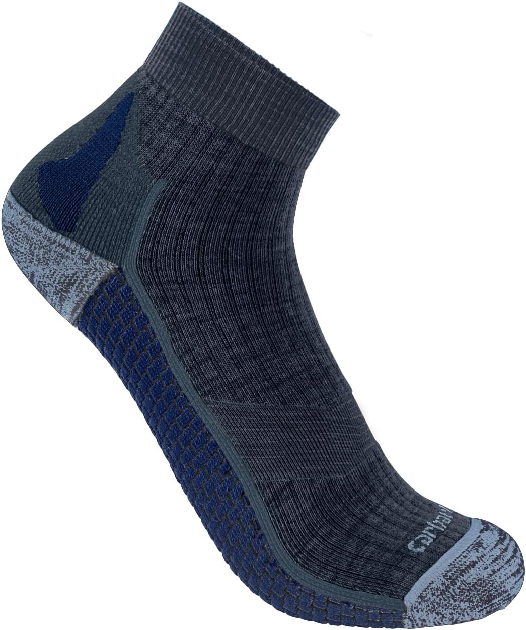 

Carhartt женские носки Force Grid Midweight Synthetic-merino Wool Blend Quarter, Navy Heather