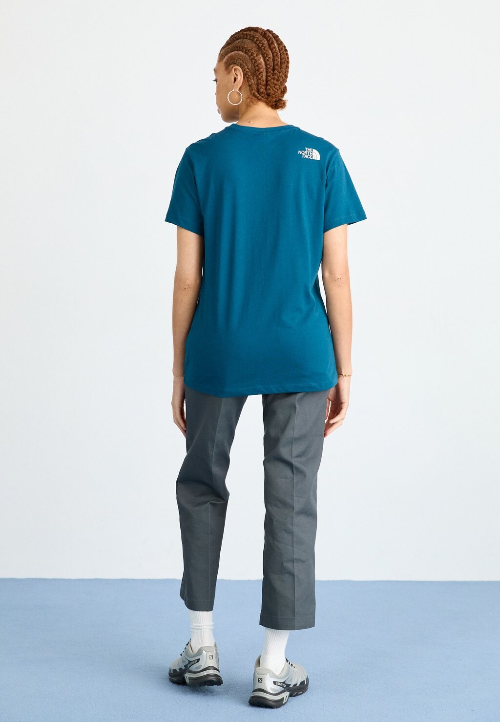 

Принт на футболке TEE VARSITY GRAPHIC The North Face, темно-синий