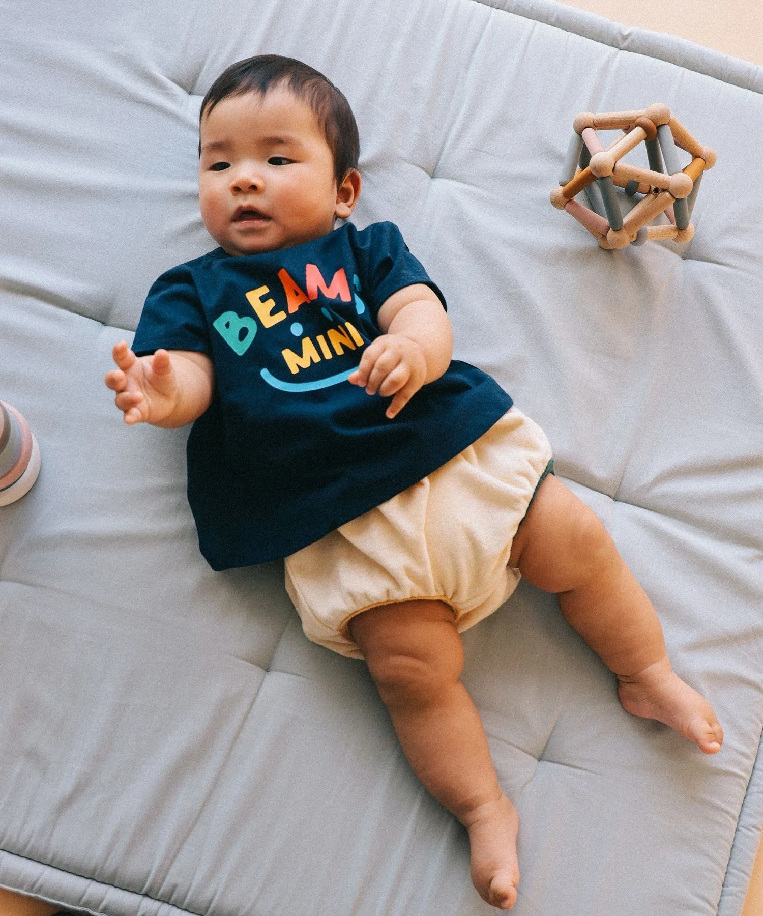 Футболка Baby Smile 2026SS (70-80 см) Beams Mini, NAVY — фото 3