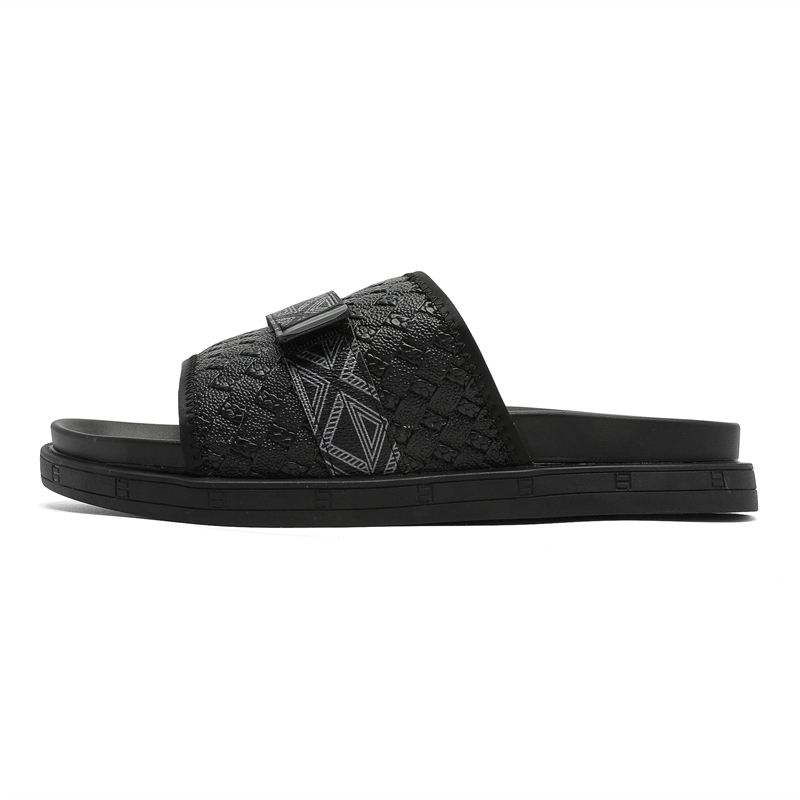 

Cachiotti Скользостойкие амортизирующие шлепанцы мужские - черные, цвет Black