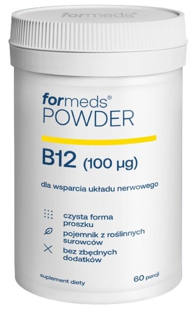 

ForMeds, ПОРОШОК B12, Добавка , 60 порций Inna Marka