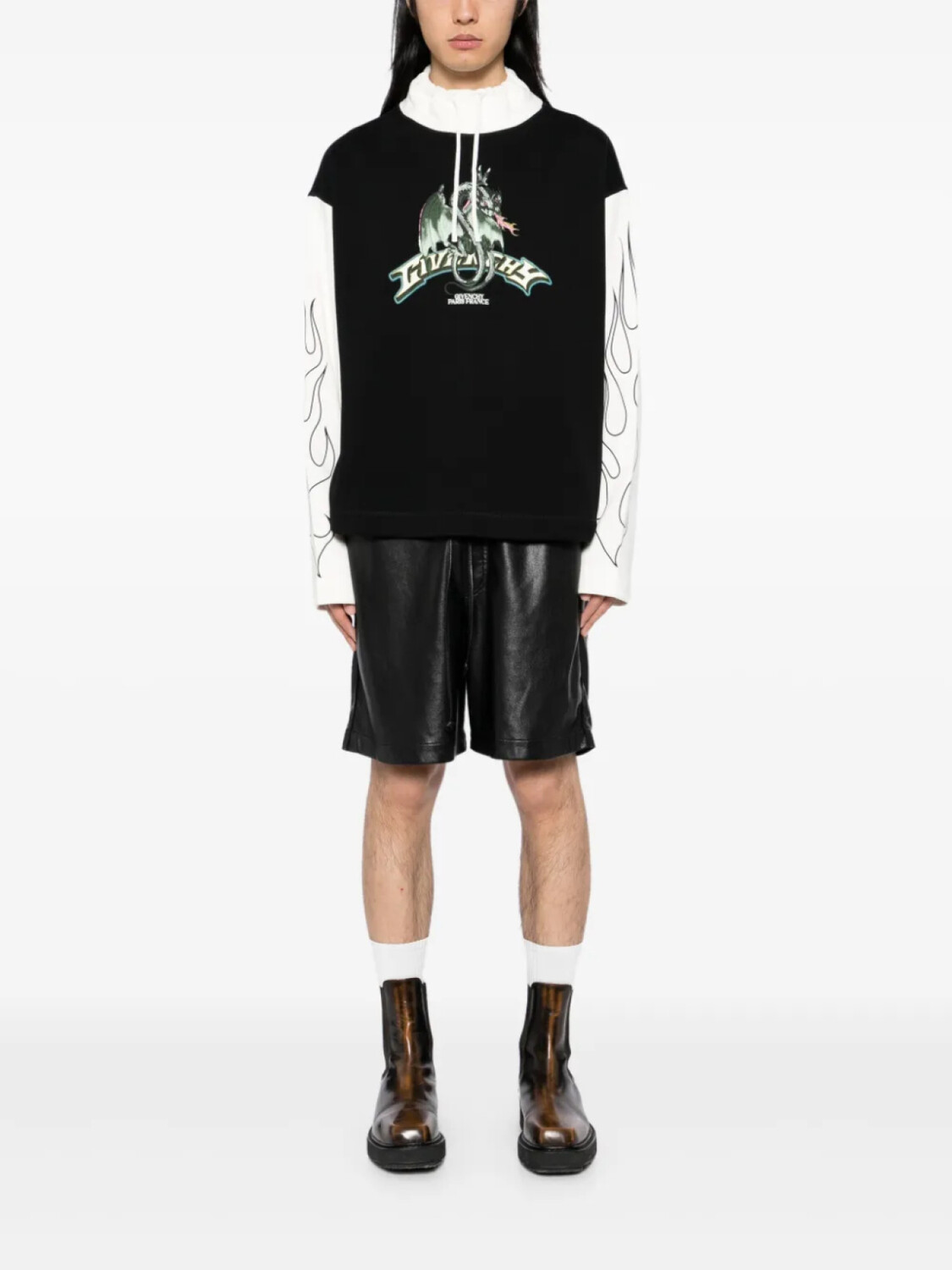 Givenchy толстовка с графичным принтом, черный — фото 2